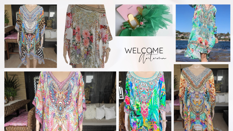 NEW STYLES & PRINTS AT KAFTANS THAT BLING HOME OF SILK FASHION & RESORTWEAR