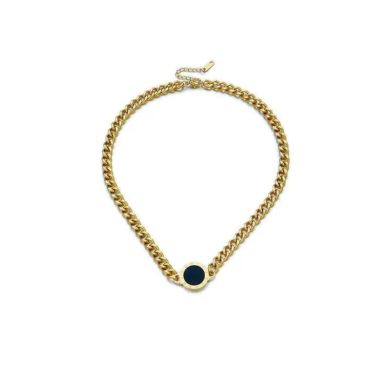 Luxurious Stainless Steel 24k plated Necklace