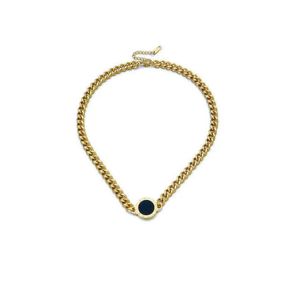 Luxurious Stainless Steel 24k plated Necklace
