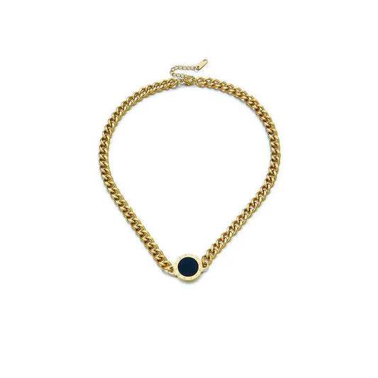 Luxurious Stainless Steel 24k plated Necklace