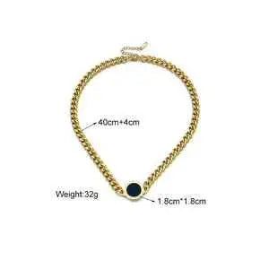Luxurious Stainless Steel 24k plated Necklace