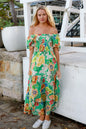  Violet Maxi Dress Kianna Green at Kaftans that Bling 