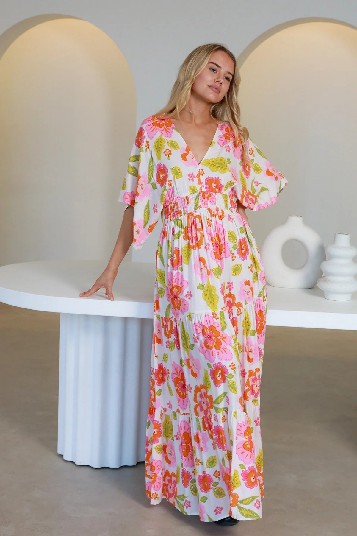 Freya Maxi Dress at Kaftans that Bling 