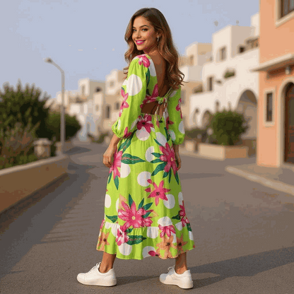 Bright &amp; Bold cut out Maxi Dress at Kaftans that Bling