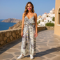 Silk Embellished Jumpsuit Amalfi at Kaftans that bling 