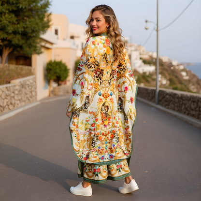 Long Embellished Box Kaftan Bardini