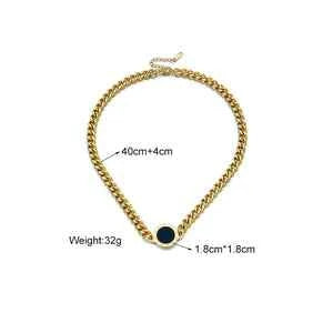 Luxurious Stainless Steel 24k plated Necklace