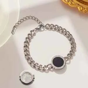 Luxurious Stainless Steel Bracelet mother of Pearl