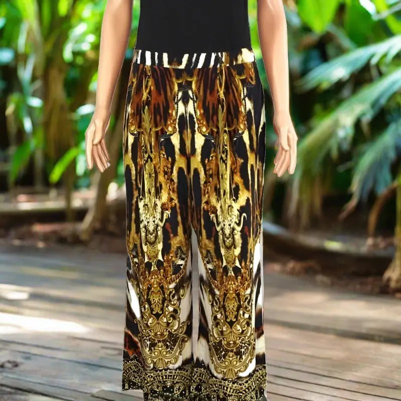 Silk palazzo pants - pardeis - Kaftans that Bling