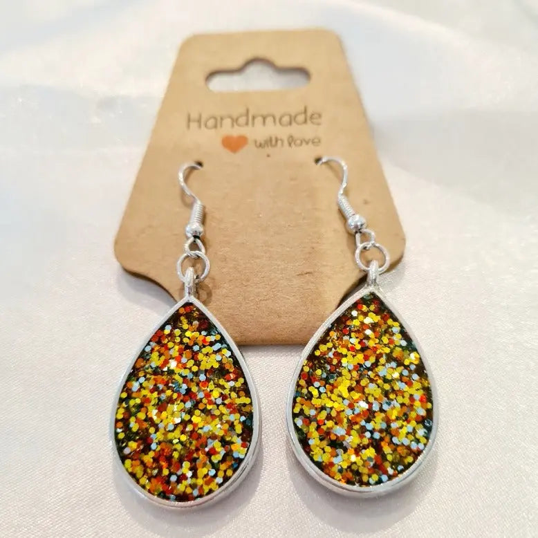 Bling Resin Handcrafted Earrings