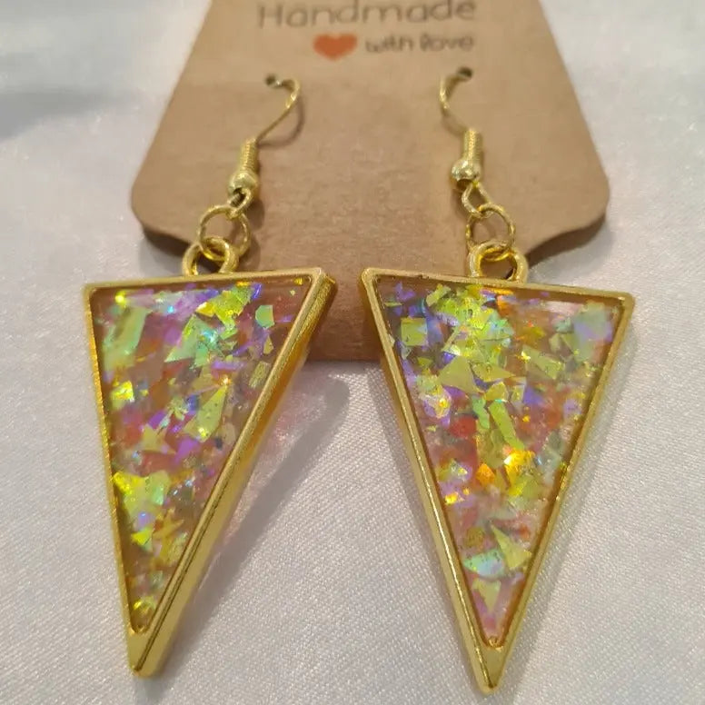 Bling Resin Handcrafted Earrings