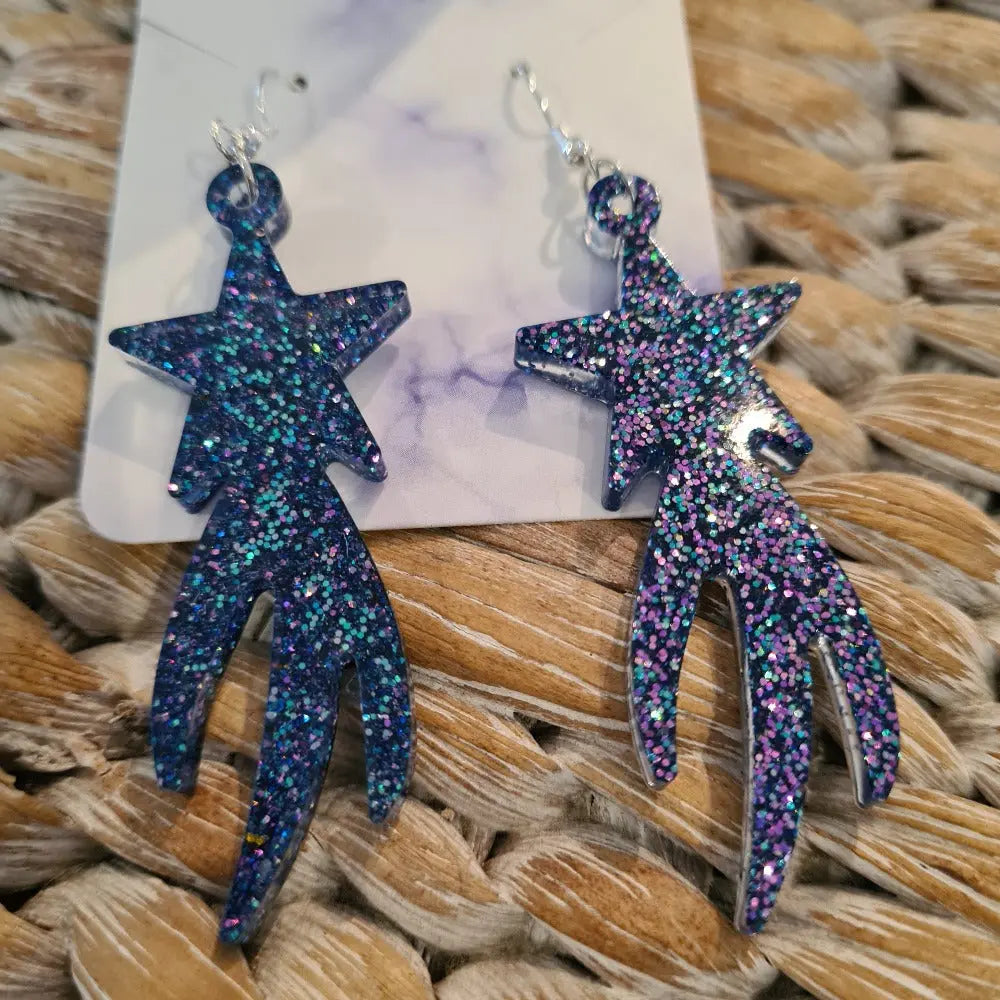 Bling Resin Handcrafted Earrings