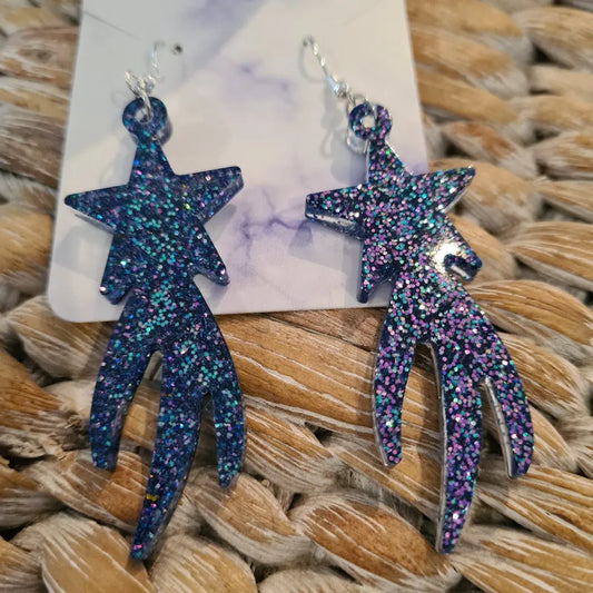 Bling Resin Handcrafted Earrings