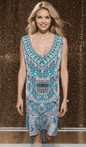 Silk Embellished Flyaway Top/dress Madrid