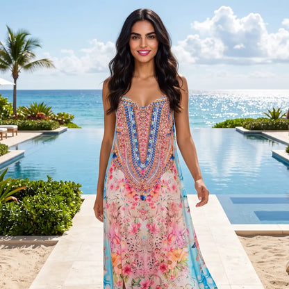 Embellished Maxi Dress