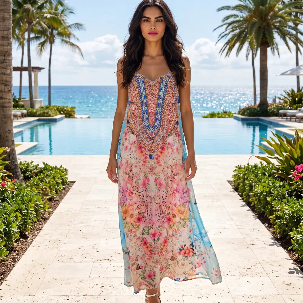 Embellished Maxi Dress