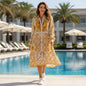 collar embellished frill dress Lioness Gold