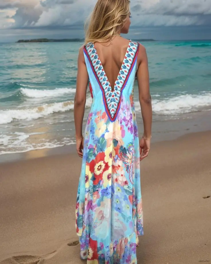 hi-low frill dress Blossom Silk Hi-lo Frill dress by Kaftans that Bling Kaftans that Bling  Kaftans that Bling