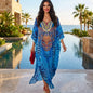 Long Silk Embellished Box Kaftan Extinct