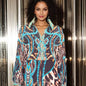 Leopard Luxe Silk Frill Maxi Dress - Unleash Your Inner Glamour