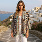 Silk Embellished Kimono jacket Tiger