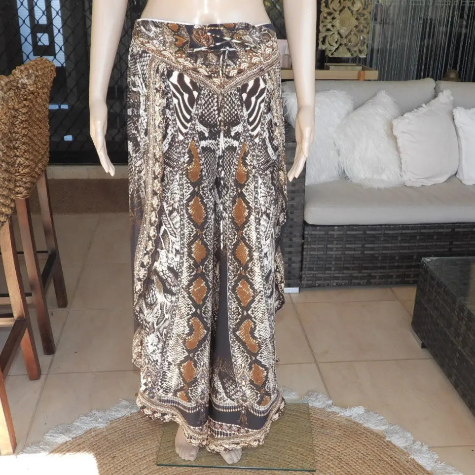 silk embellished wrap pants Silk Embellished Wrap Pants fashion spectrum 139.95 Kaftans that Bling M-L-suits-size-12-14