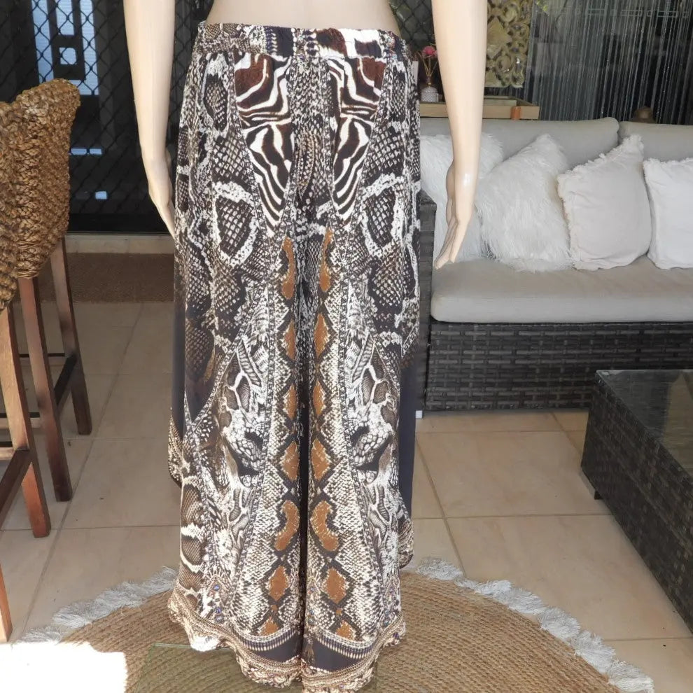 silk embellished wrap pants Silk Embellished Wrap Pants fashion spectrum  Kaftans that Bling