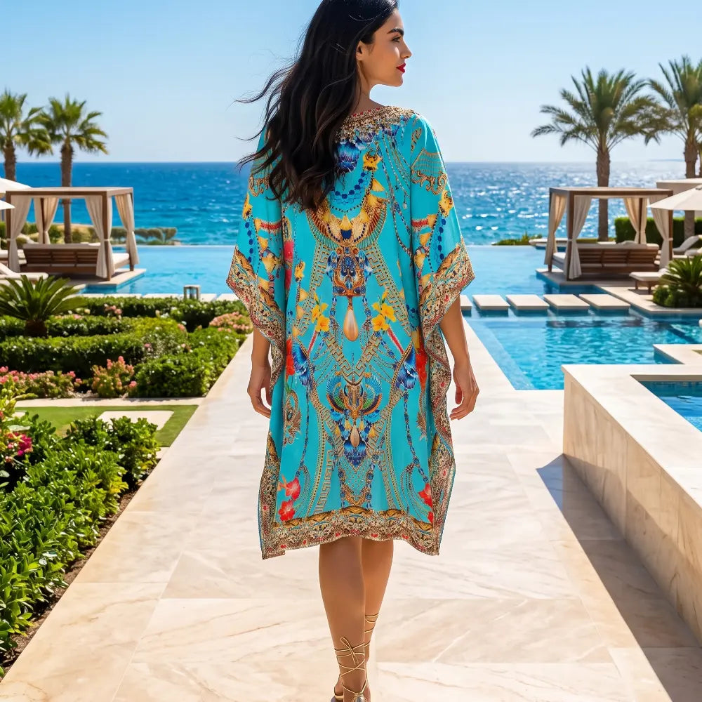 Short Embellished Kaftan Gardena