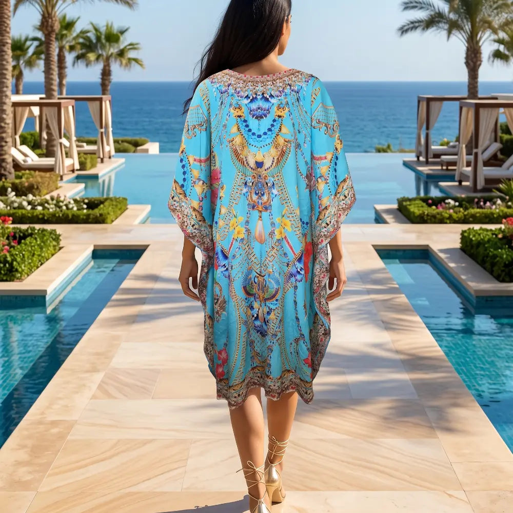 Short Embellished Kaftan Gardena