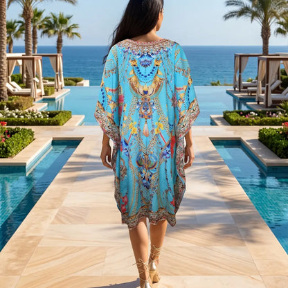 Short Embellished Kaftan Gardena