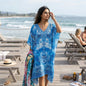 Short Silk Embellished Kaftan Tuscany