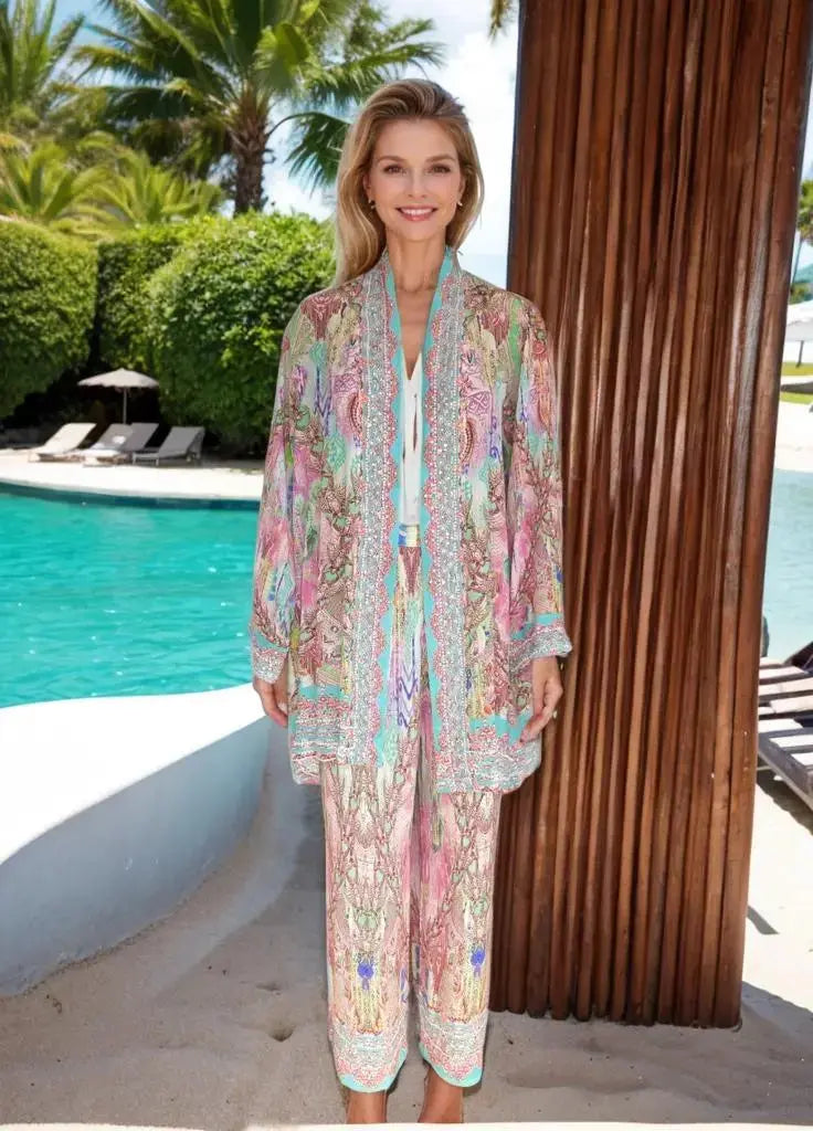 zahara silk embellished jacket Zahara Silk Embellished Jacket Fashion Spectrum  Kaftans that Bling